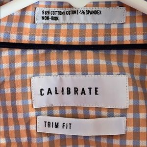 Men’s “calibrate” button down shirt
